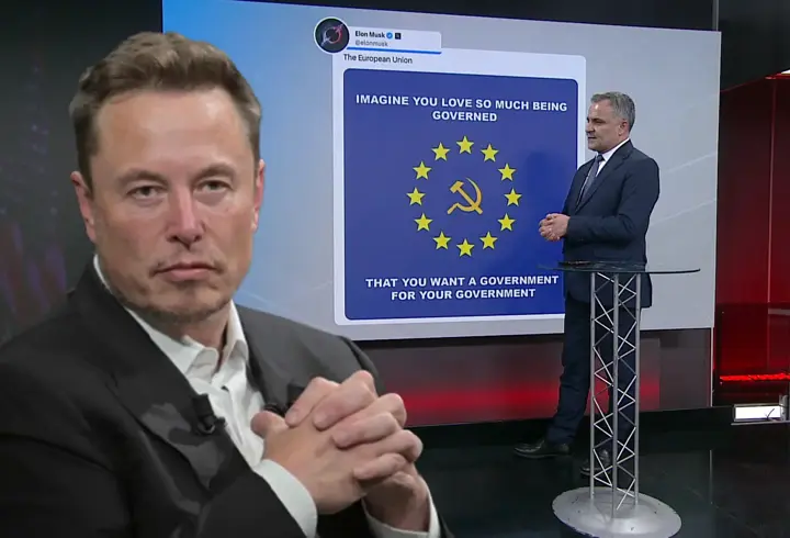 Çekiç ve orak paylaştı! Elon Musk AB’ye ‘komünistler’ mi dedi?