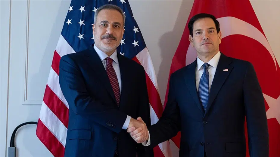 Ankara'da diplomasi trafiği. Dışişleri Bakanı Fidan, ABD'li mevkidaşı Rubio ile görüştü