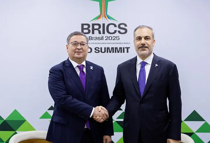 Dışişleri Bakanı Hakan Fidan, Kazak mevkidaşı Nurtleu ile görüştü