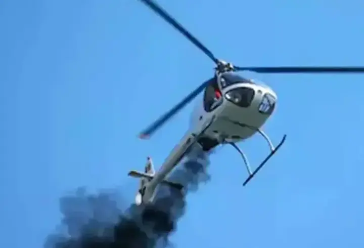 Gökyüzünde facia! İki helikopter çarpıştı: Ölüler var