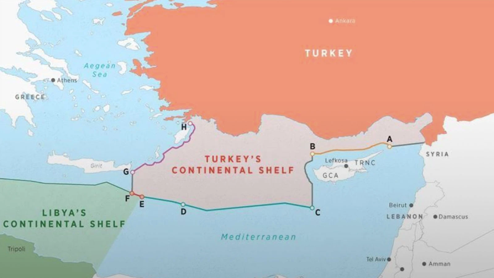 Atina Türkiye’yi suçluyor, AB ve Libya’dan destek yok!