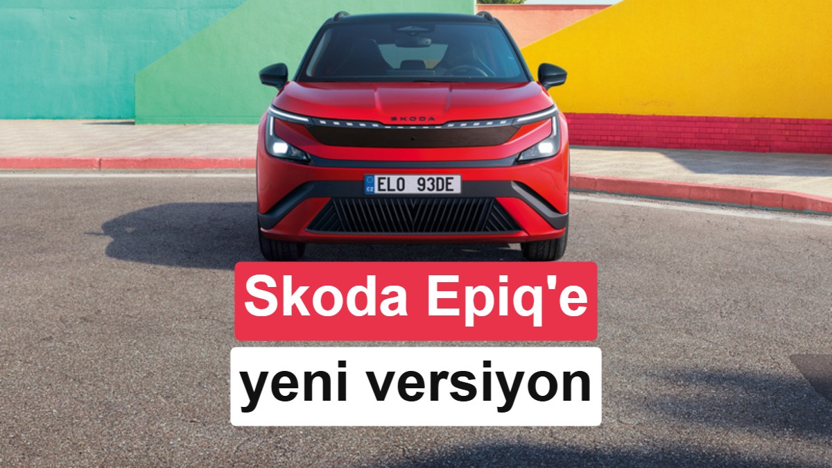 Skoda Epiq’e Sportif Dokunuş: 440 Km Menzilli Sportline Tanıtıldı