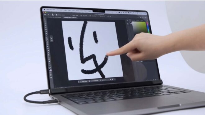 MacBook’lara dokunmatik ekran özelliği ekleyen ürün: “Magic Screen”