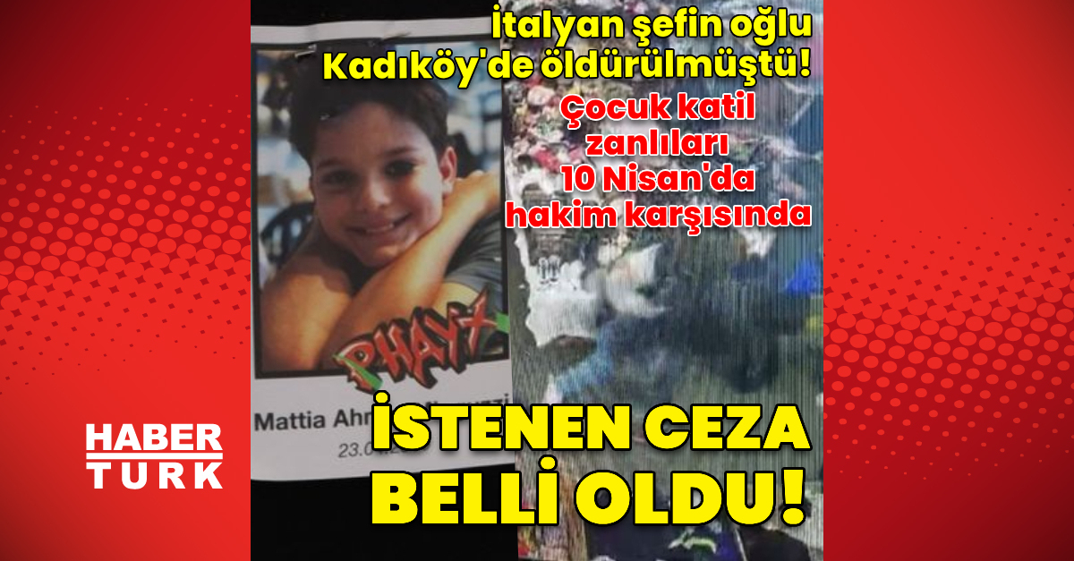 Ünlü şefin oğlunu öldürmüşlerdi! 10 Nisan'da hakim karşısında...