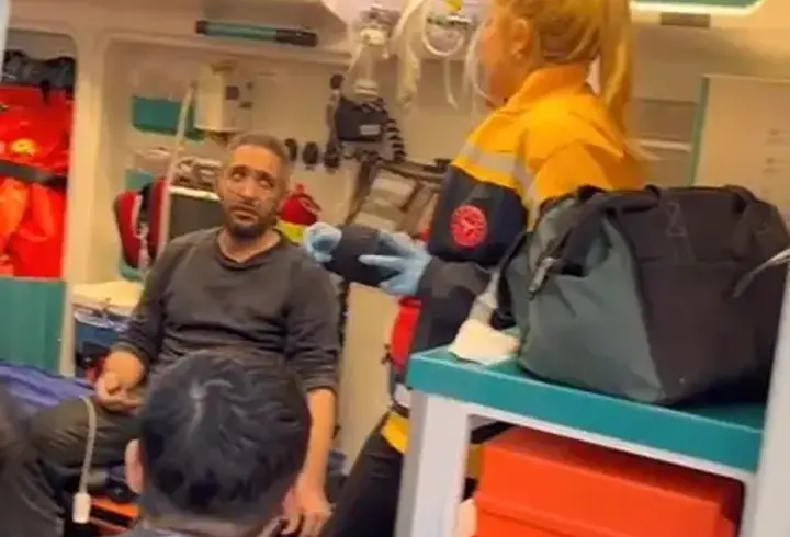 İş merkezinde yangın; 1 kişi dumandan etkilendi