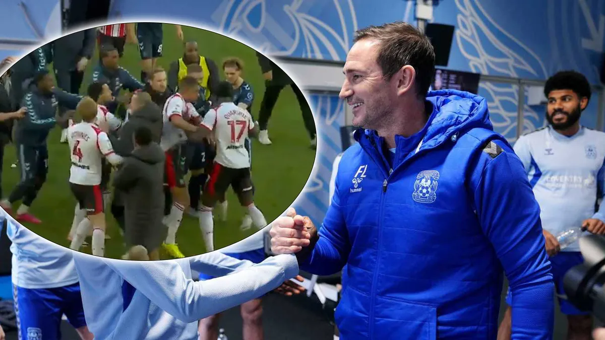 Southampton futbolcularından maç sonu Frank Lampard'a saldırı!