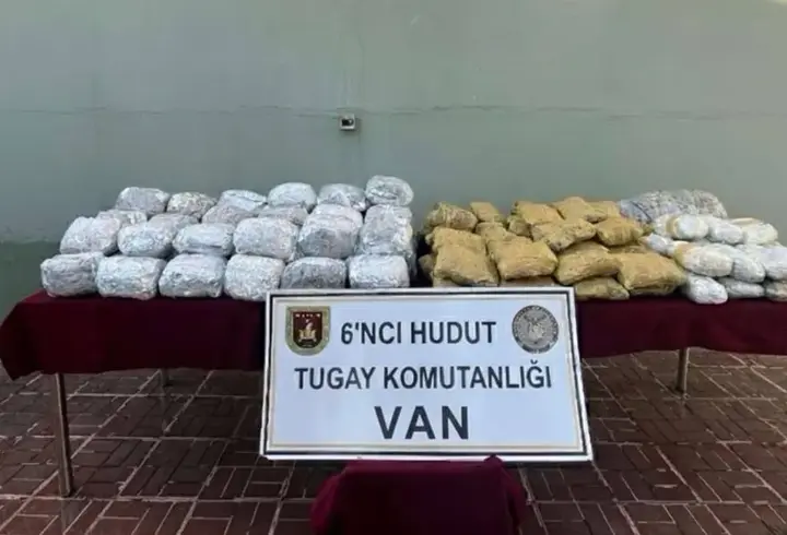 MSB: Van hudut hattında 109 kilo uyuşturucu ele geçirildi