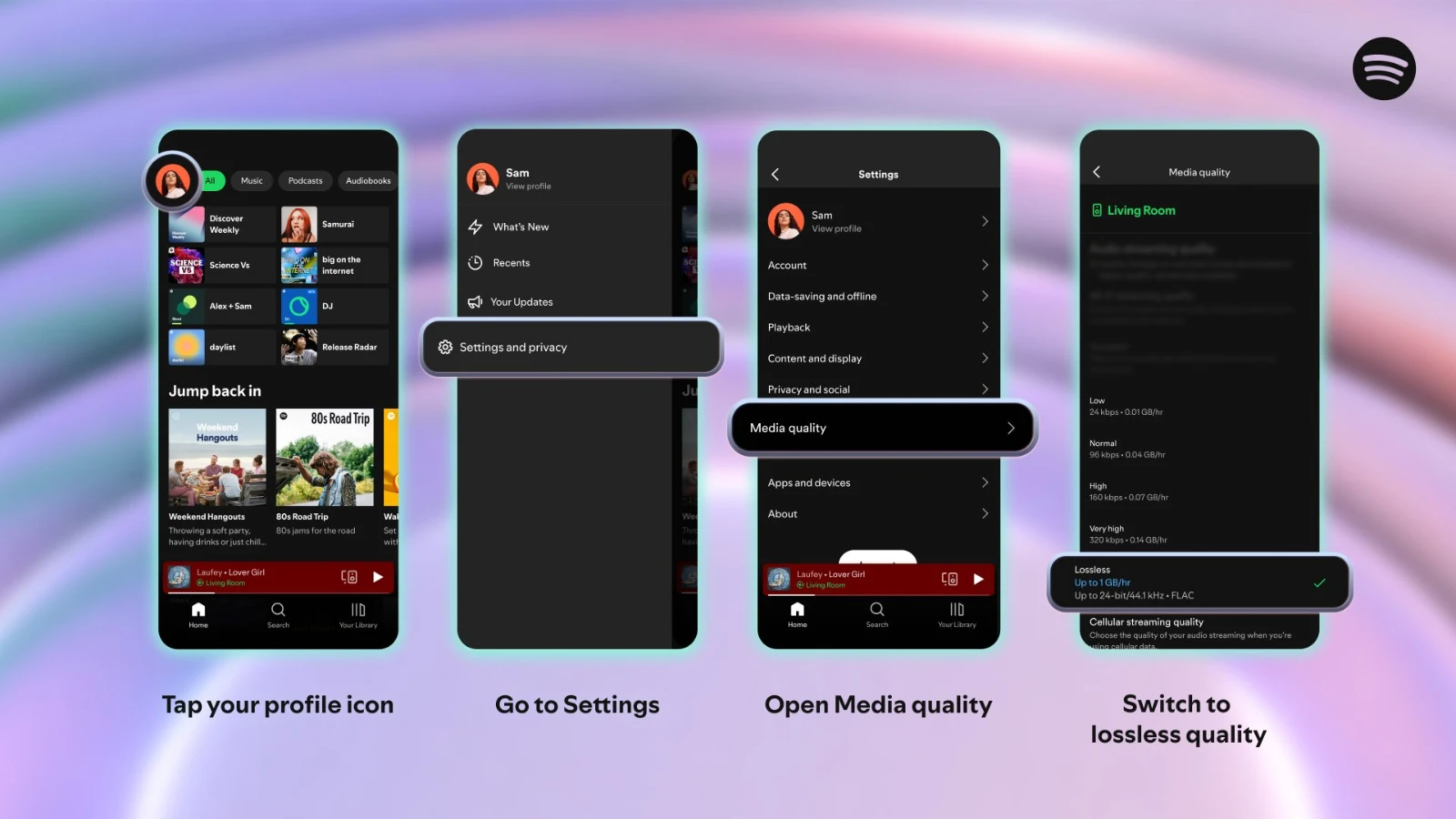 Spotify Premium’a kayıpsız ses özelliği geliyor, stüdyo kaydı kalitesi