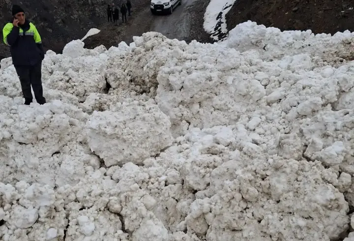 Çatak’ta çığ düştü; 1 mahalle ve 8 mezra ulaşıma kapandı
