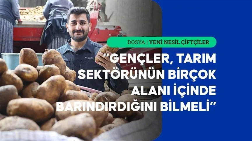 Patates üreticisi genç çiftçi ekonomiye tohumla katkı sağlamak istiyor