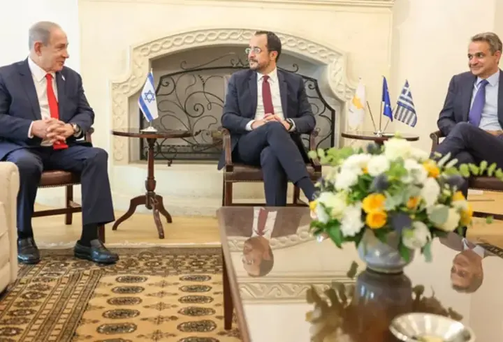 Netanyahu, Miçotakis ve Hristodulidis Kudüs'te buluşuyor: Dertleri Türkiye