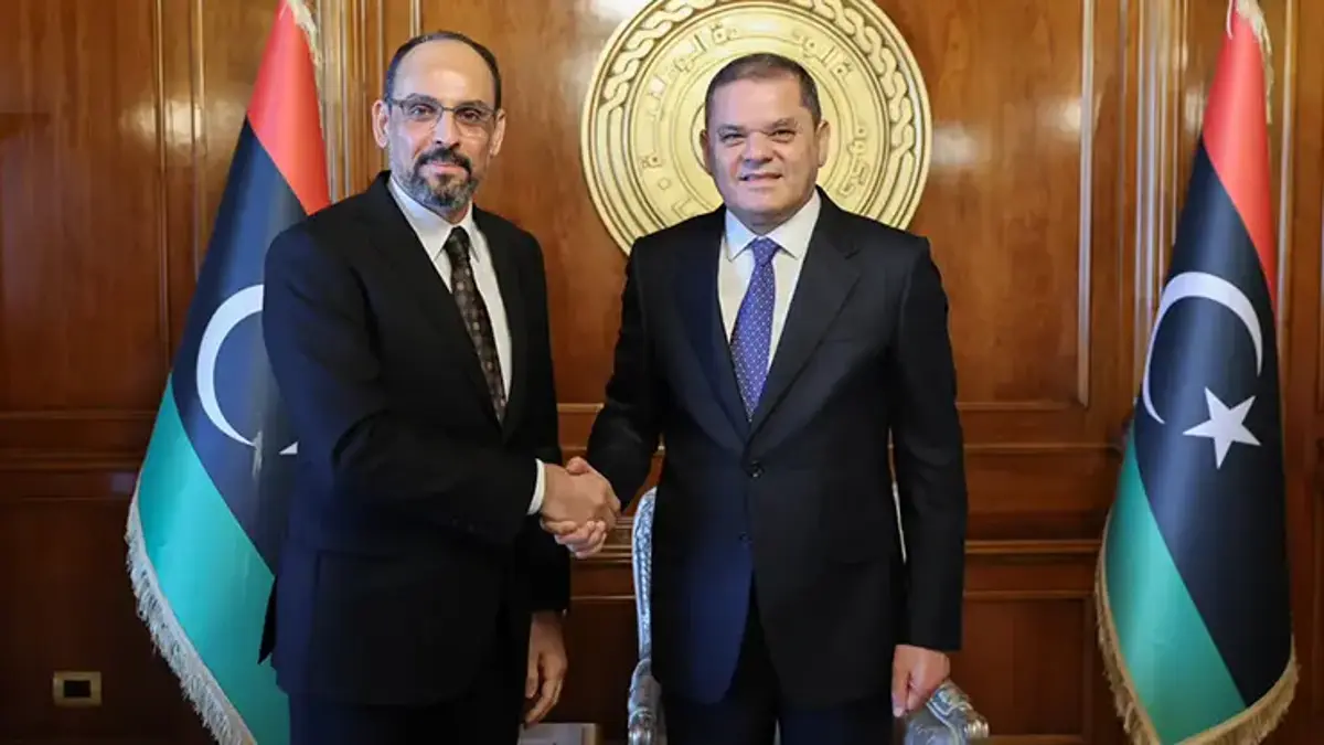 Mit Başkanı Kalın, Libya Ulusal Birlik Hükümeti Başbakanı Dibeybe İle Görüştü