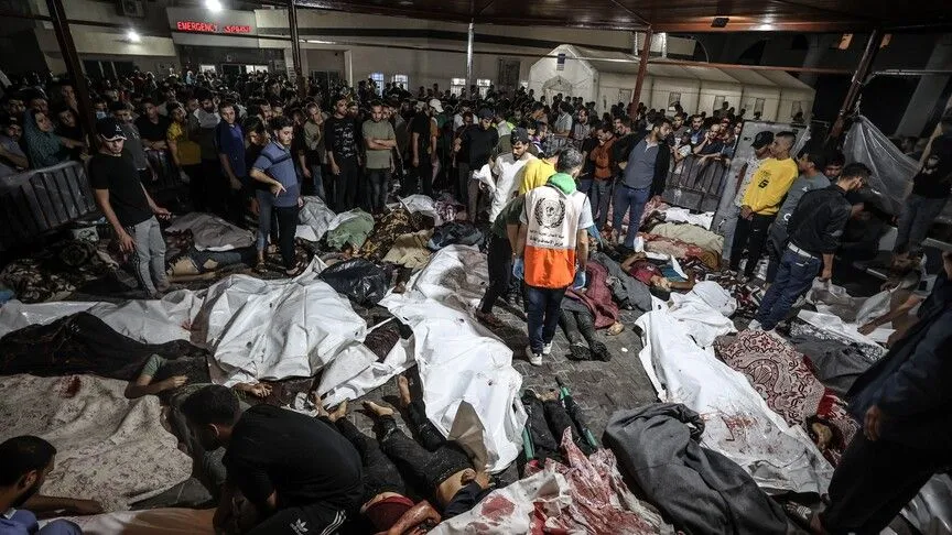 İsrail'in Gazze'deki El-Ehli Baptist Hastanesi Katliamının Üzerinden 3 Yıl Geçti