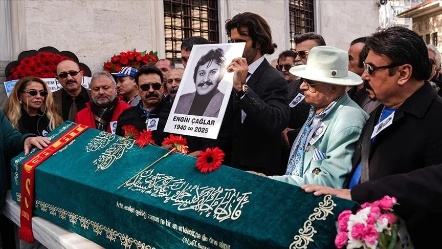 Türk sinemasının usta oyuncusu Engin Çağlar son yolcuğuna uğurlandı