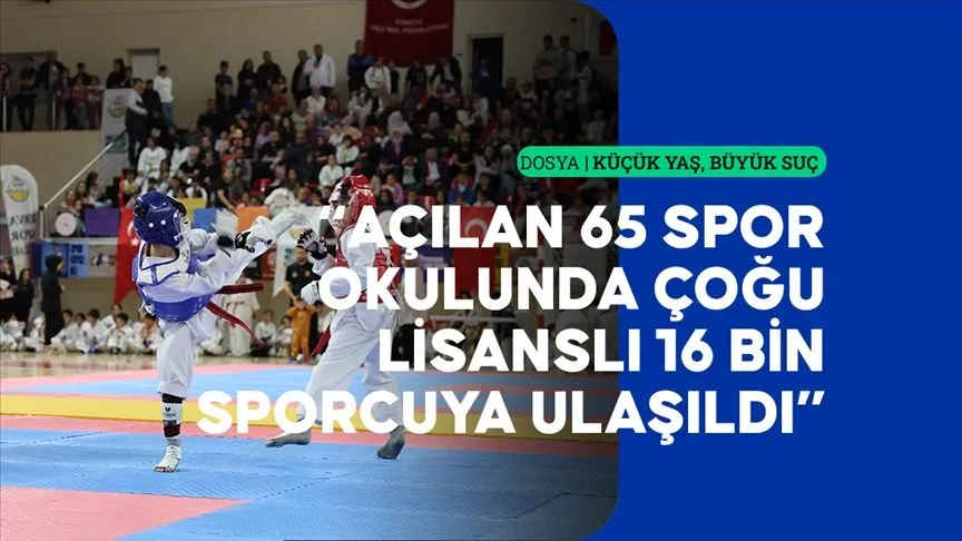16 bin sporcuya ulaşılan ERVA Projesi ile gençler suçtan uzak tutuluyor