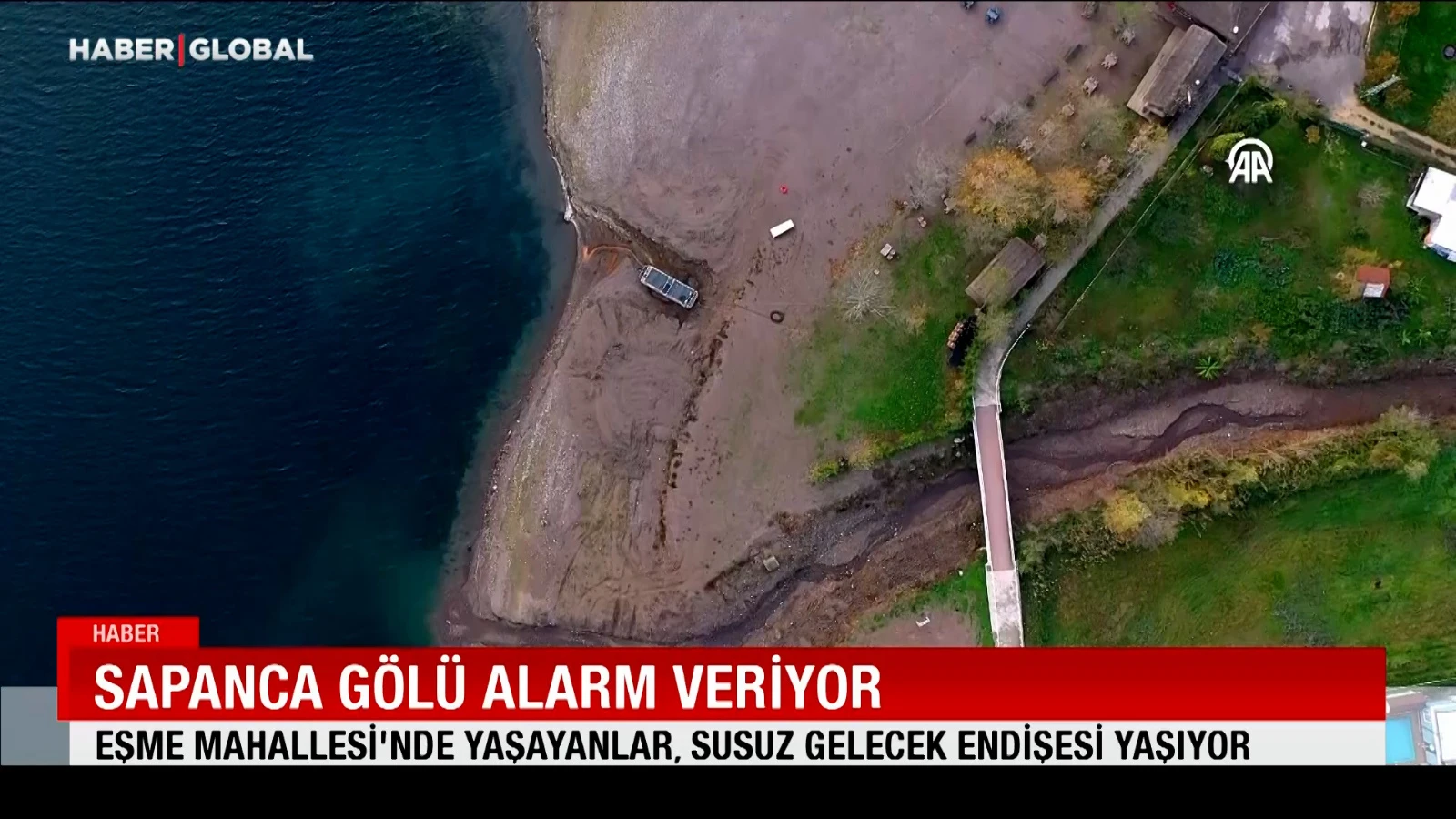 Sapanca Gölü alarm veriyor: Kocaeli'de susuzluk endişesi