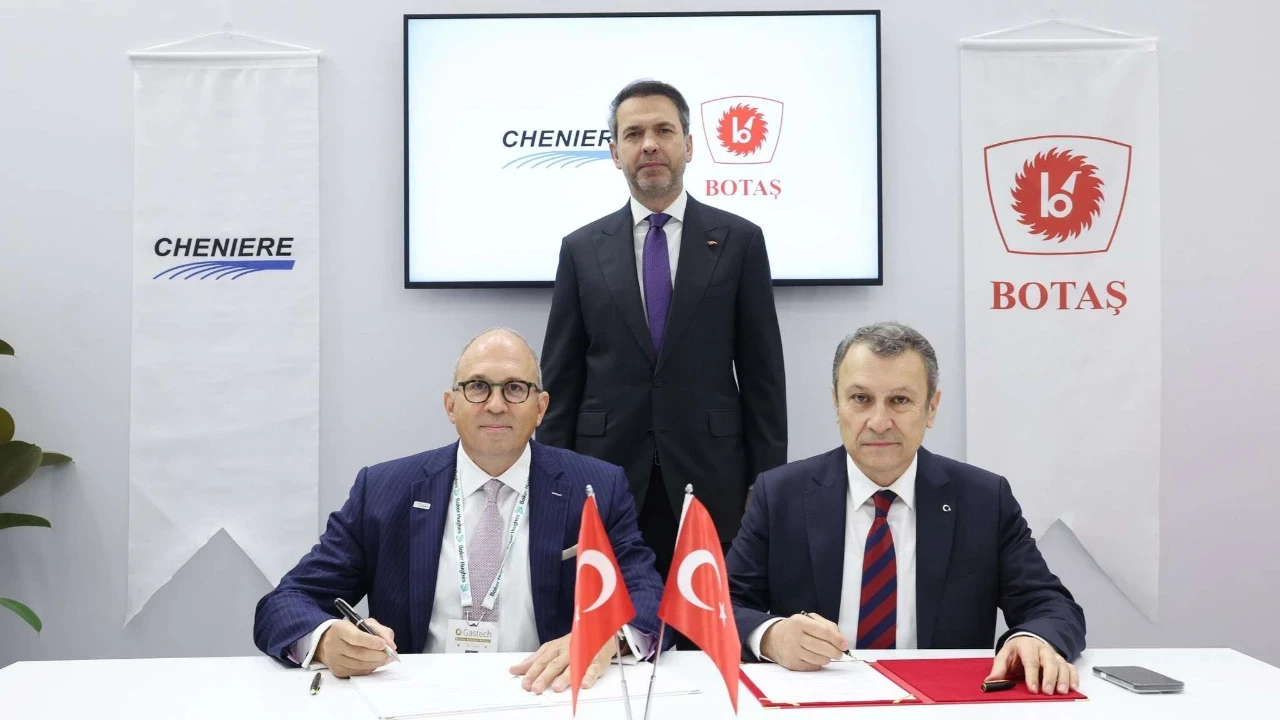 Türkiye ile ABD’li Cheniere arasında 1,2 milyar metreküplük LNG anlaşması