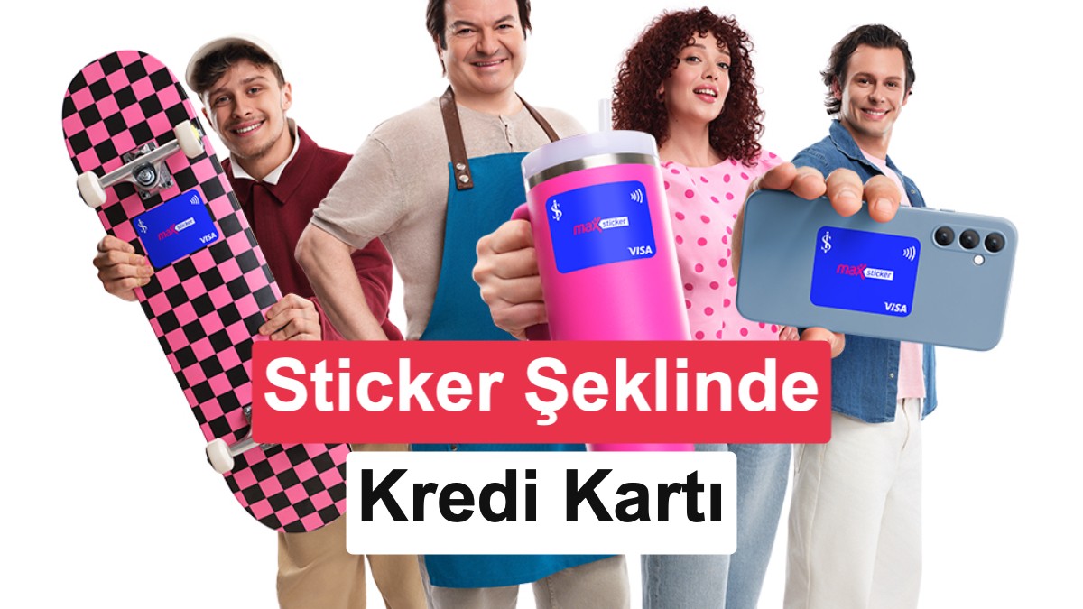 İş Bankası'ndan sticker şeklinde kredi kartı: Her şeye yapıştırılabiliyor