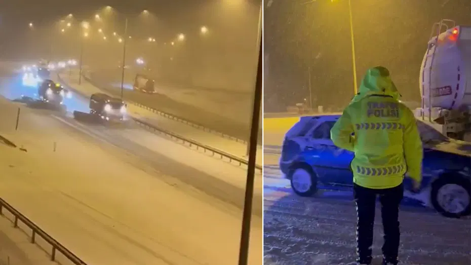 Bolu Dağı'nda ağır tonajlı araçların geçişine izin verilmiyor