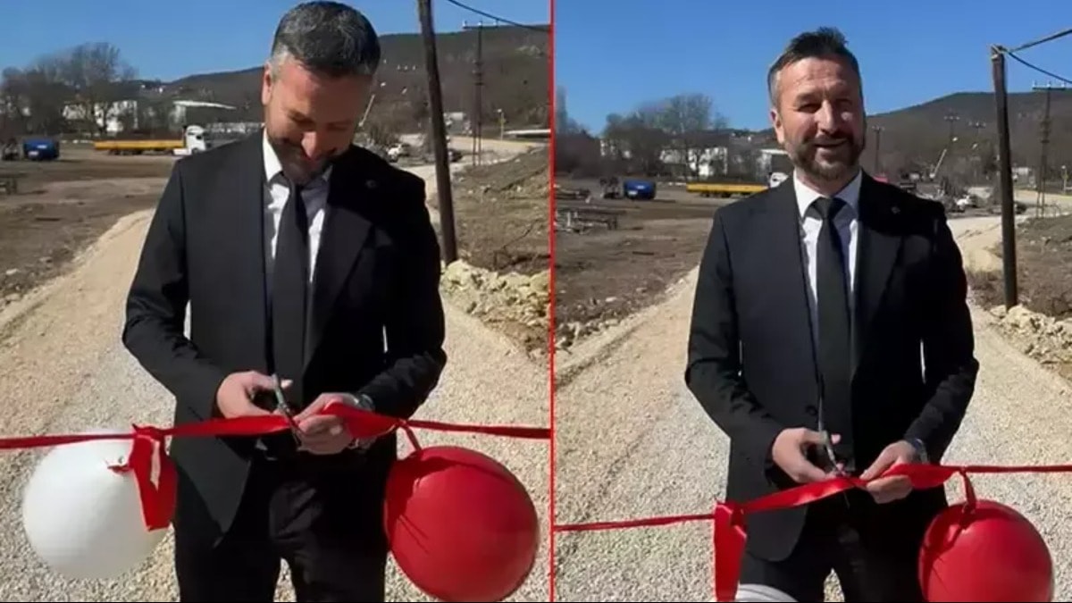 AKP'li başkan tek başına köprü açılışı yaptı: Gerekçesini duyan şaştı kaldı