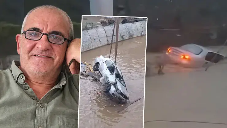 Selde Kaybolan Ahmet Derin’in Aracının Sürüklendiği Anlar Ortaya Çıktı! 'İçinde Adam Var'
