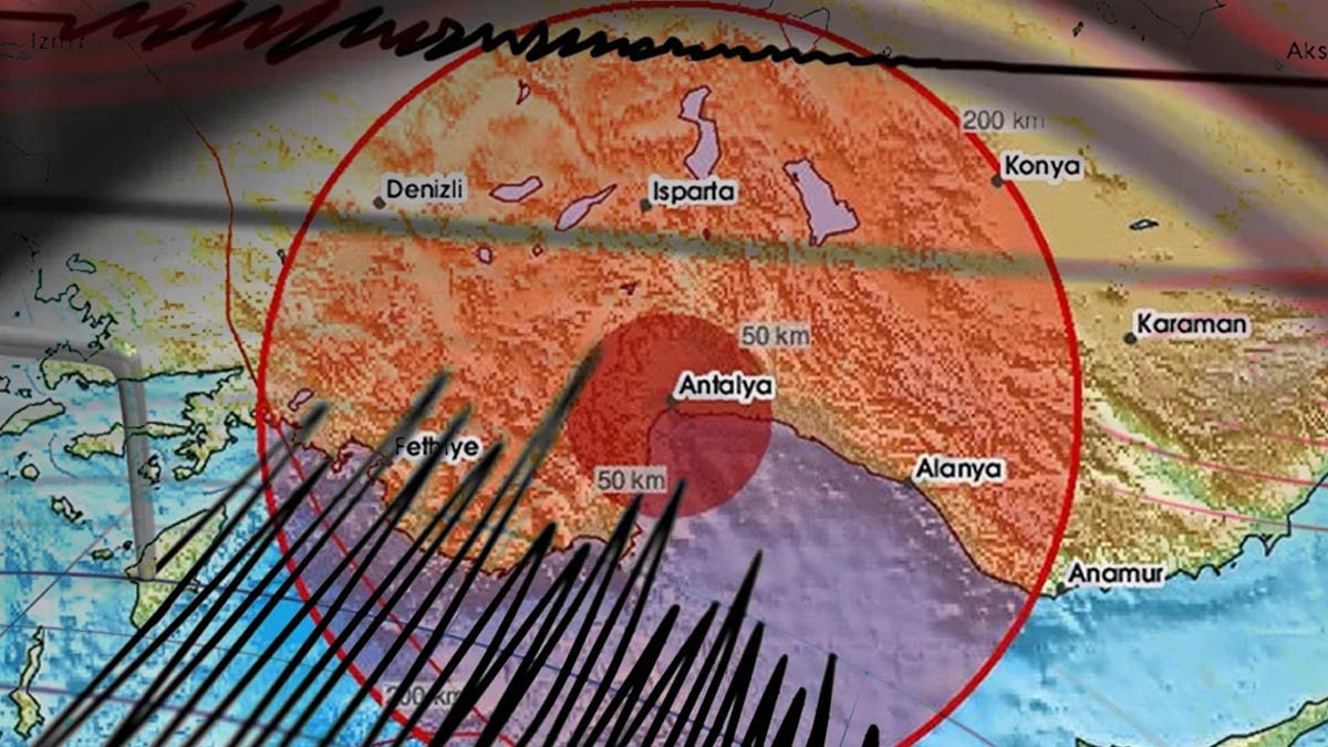 SON DAKİKA | Antalya'da deprem! AFAD ile Kandilli Rasathanesi açıkladı