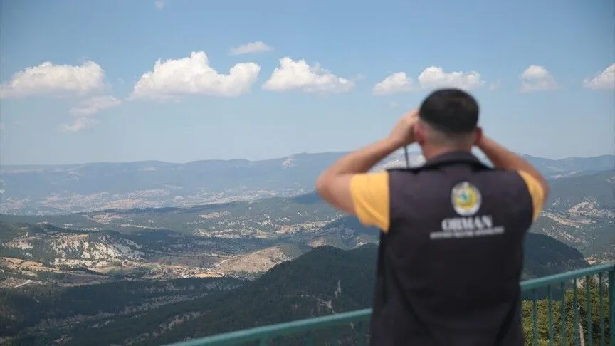 Bolu ve Düzce'de 656 bin hektar ormanlık alan 24 saat gözetim altında