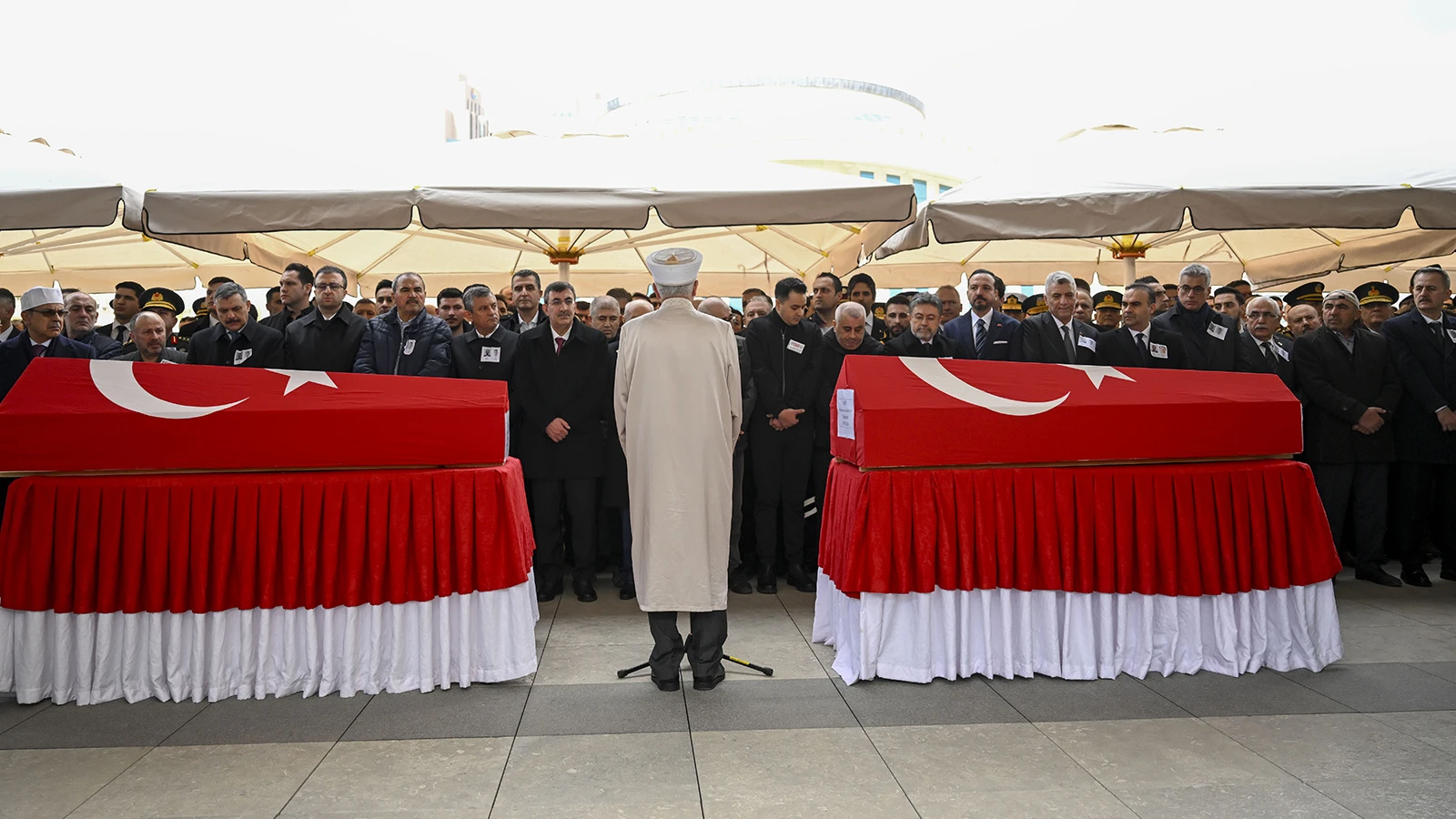 Şehit olan ASELSAN teknisyenleri için cenaze töreni