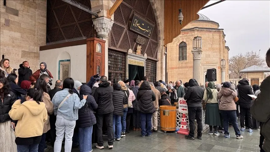 Mevlana Müzesi'nde "Şebiarus" yoğunluğu yaşanıyor