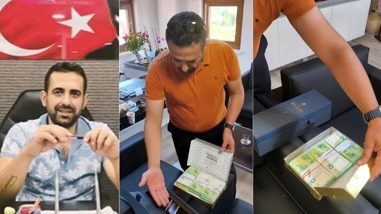 Baklava kutusundaki paralar... Manavgat Belediye Başkan Yardımcısı Engin Tüter tutuklandı