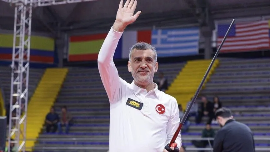 Milli bilardocu Tayfun Taşdemir, Kolombiya'da bronz madalya kazandı
