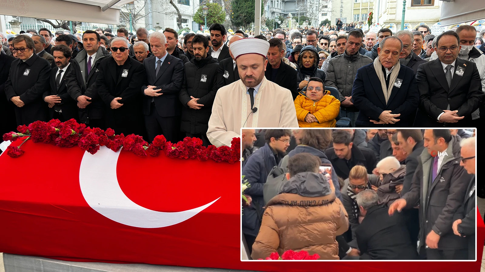 Haldun Dormen'in cenazesinde panik: Ünlü oyuncu sevenlerini korkuttu