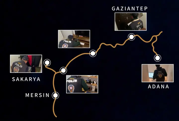 Sakarya merkezli 4 ilde siber dolandırıcılık operasyonu: 6 tutuklama