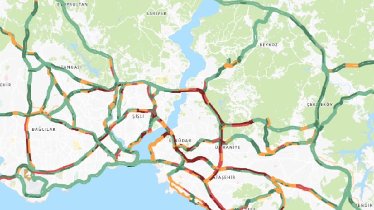 İstanbul'da sabah trafiği: Yoğunluk yüzde 60'ı aştı