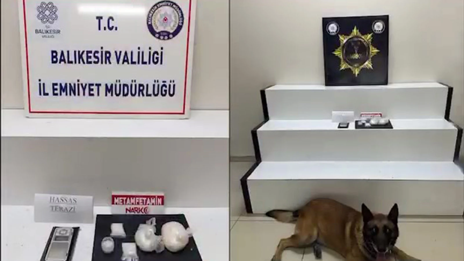 Burhaniye’de uyuşturucu operasyonu: 238 gram metamfetamin ele geçirildi