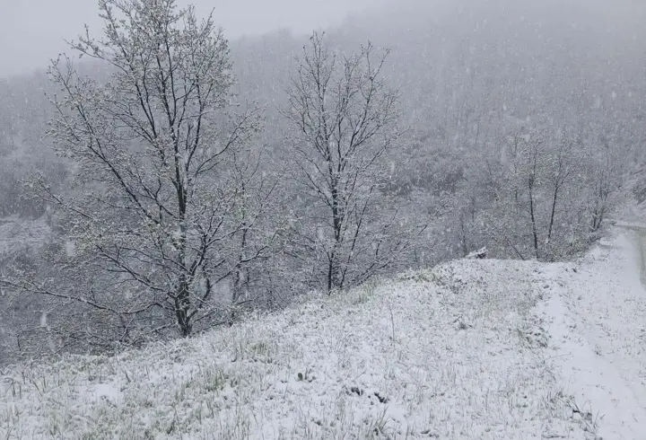 Manisa’nın Yüksek Kesimlerine Kar Yağdı