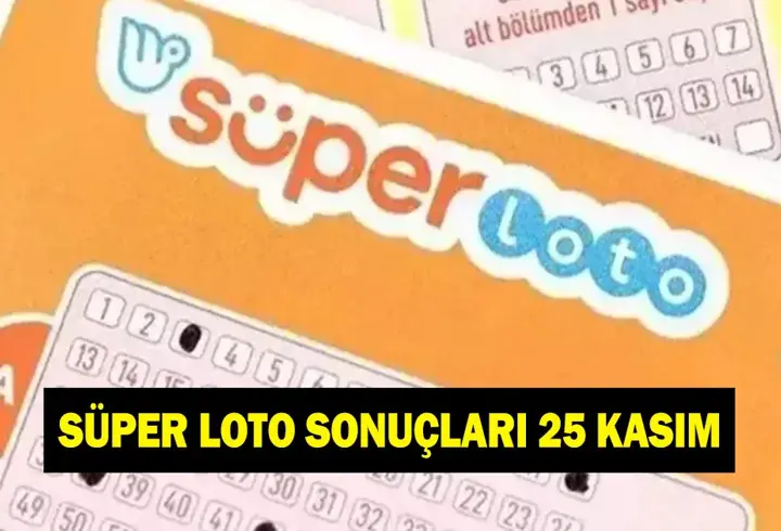 SÜPER LOTO SONUÇLARI 25 KASIM! Süper Loto sonuçları sorgulama linki