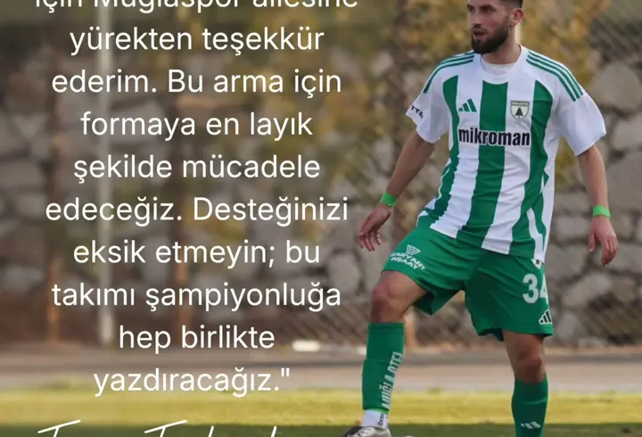 Muğlaspor'da Turan Tuzlacık'tan sakatlık açıklaması