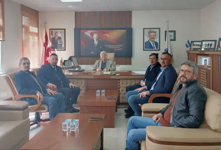 Vergi Dairesi Müdürü Küre, Dündar'ı ziyaret etti