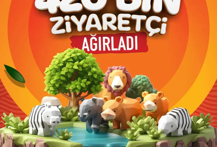 Kayseri Hayvanat Bahçesi’ne 1 yılda 420 bin ziyaretçi