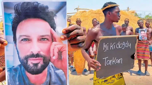Tarkan'a Afrika'dan Doğum Günü Sürprizi