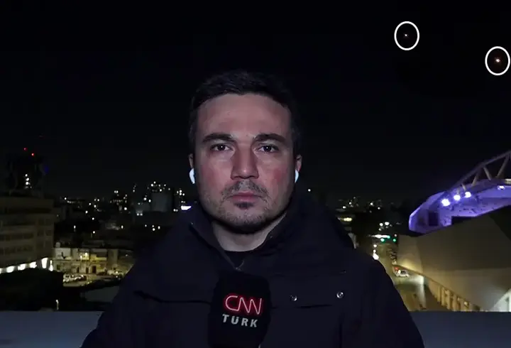 Demir Kubbe’nin İran füzesini ıskalama anı CNN TÜRK’te