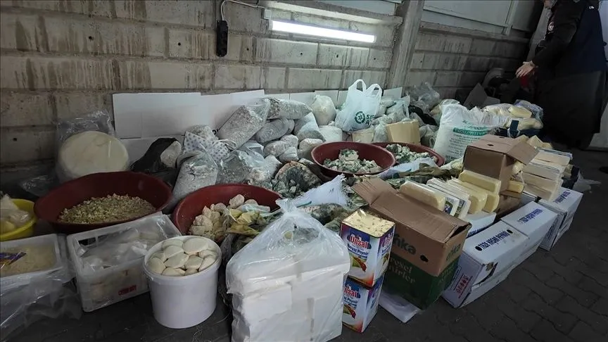 Karaman'da gıda güvenliğini tehdit eden peynirlere el konuldu