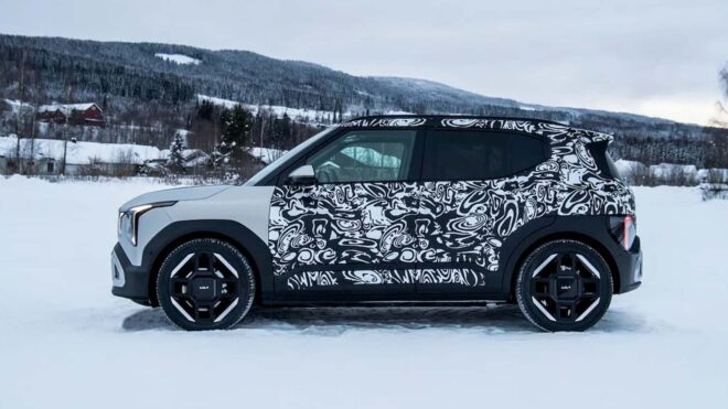 Kompakt elektrikli Kia EV2, kış testlerindeki performansıyla göz doldurdu