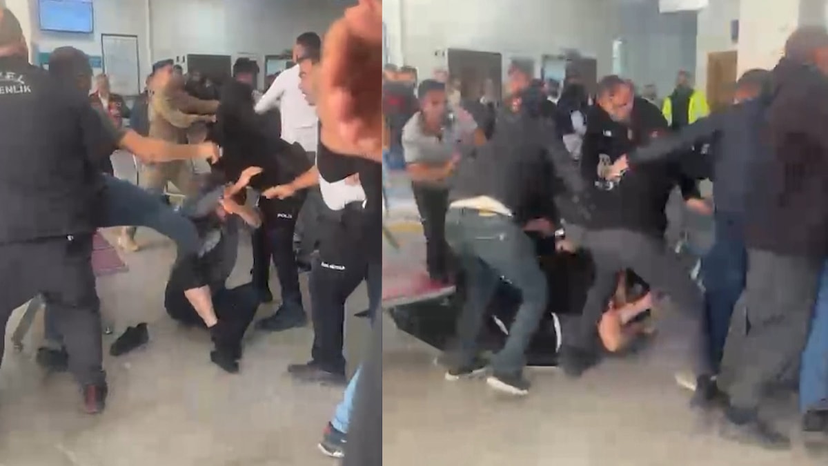 Tekme ve yumruklar havada uçuştu! Hastane savaş alanına döndü