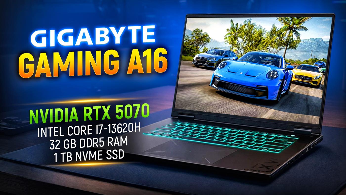 32GB RAM ve RTX 5070 | Gigabyte Gaming A16 İnceleme