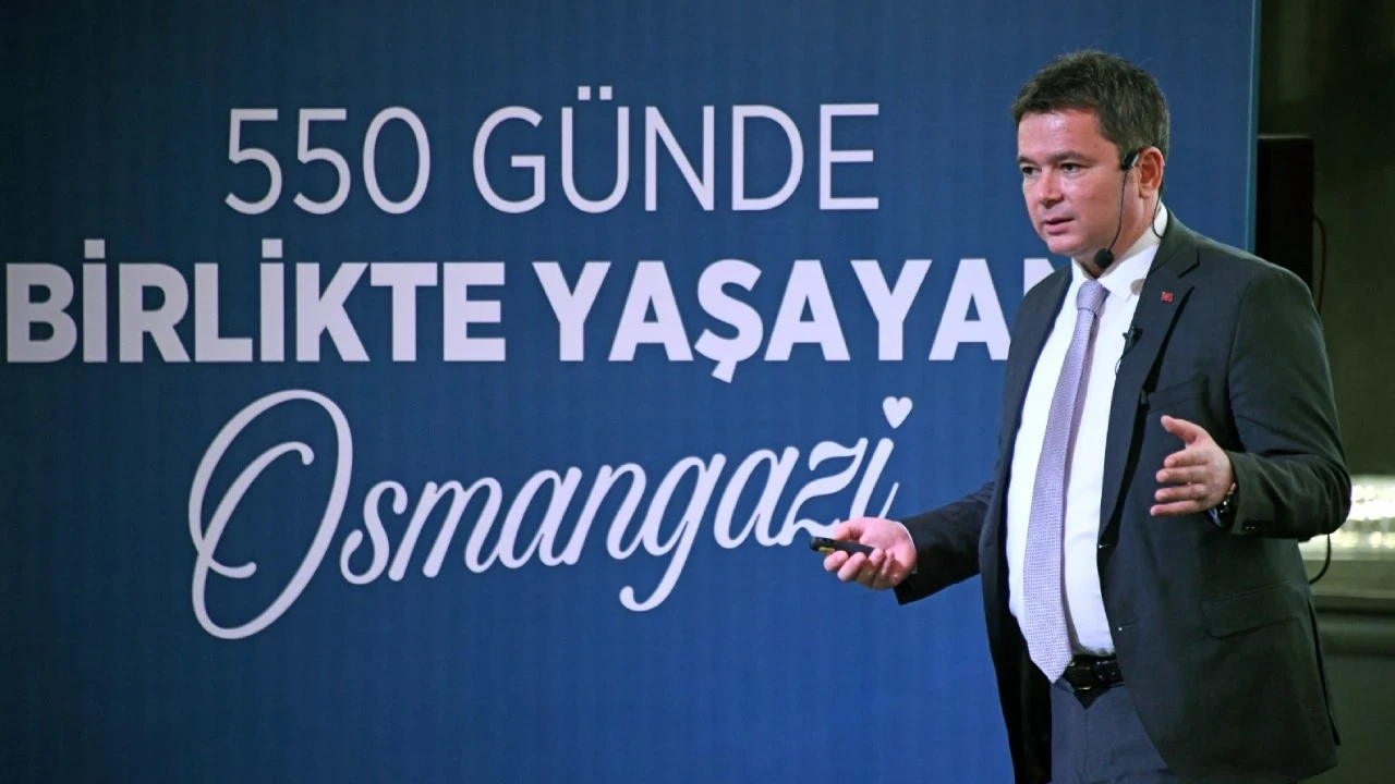 Başkan Aydın, Osmangazi’nin 550 günlük karnesini açıkladı