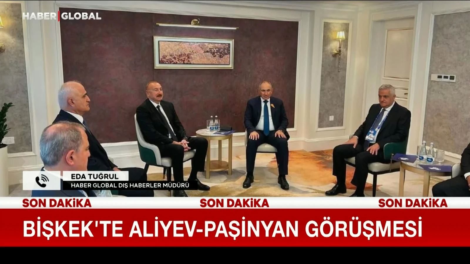 Azerbaycan Cumhurbaşkanı İlham Aliyev, Ermenistan Başbakanı Paşinyan ile bir araya geldi
