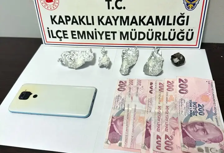 Tekirdağ’da polisten uyuşturucu operasyonu; 3 tutuklama
