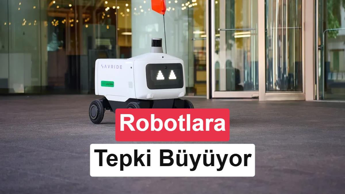 Teslimat Robotunun Önünü Kesen Kadın Tutuklandı